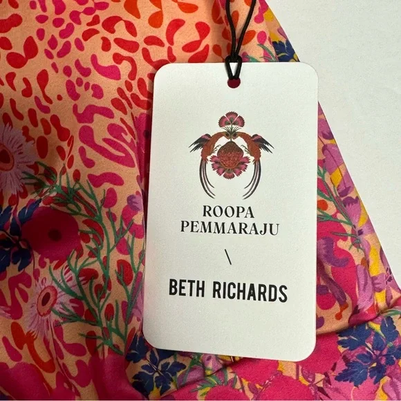 LAST DAY NWT FP Roopa Pemmaraju Beth Richard’s Sophia OnePiece Purple Garden - Picture 9 of 12